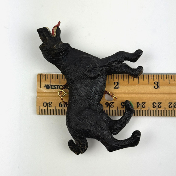 Rick Rowley Black Lab Dog Panting Ornament Made In USA Christmas Holiday - Picture 11 of 11